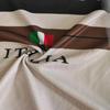 Simple Men's T-shirt with Fashionable Milan Italian Letter Graphic Casual Round Neck Suitable for Summer Men's Short Sleeved Top