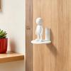 Adjustable Stand for Small Statues Doll Floating Display Stand, Clear Acrylic Action Figures Wall Shelf Anime Shelf, Sturdy Desktop