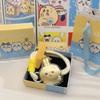 999 Pure Gold Chiikawa Jii-san Hachi-san Usagi Phone Lanyard Keychain Pendant