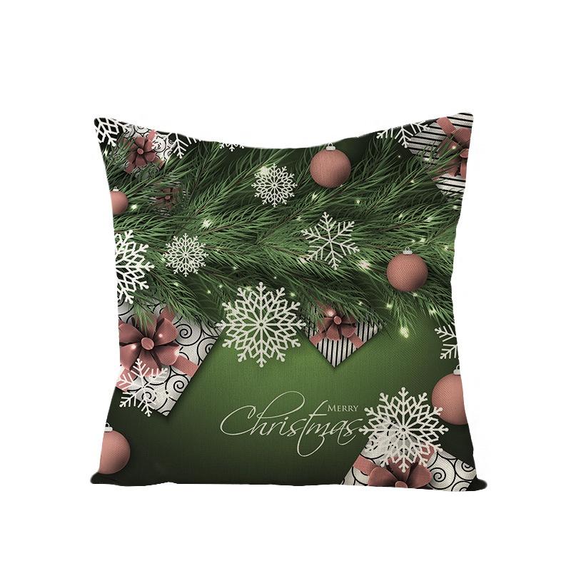 Husa de perna din bumbac in 45*45 Fata de perna de Craciun Perne de canapea Fete de perna Fete de perna Decor pentru casa