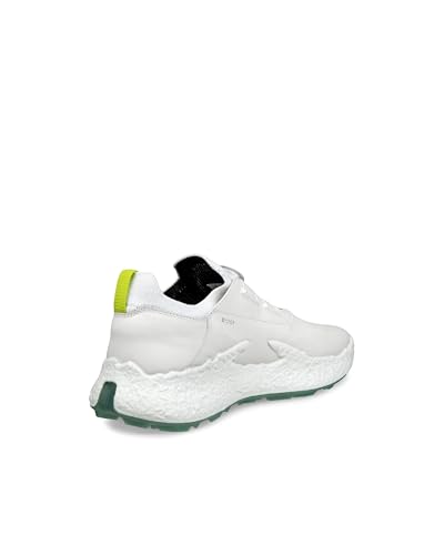 ECCO GOLF BIOM H5 Echtes Leder Herren Wasserdichte Golfschuhe, 13802401007, Weiß, Größe 25.0 cm, 3E
