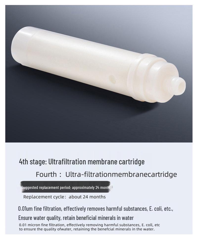 Five-Stage Ultrafiltration Kitchen Tap Water Purifier with Stainless Steel Pre-Filter.