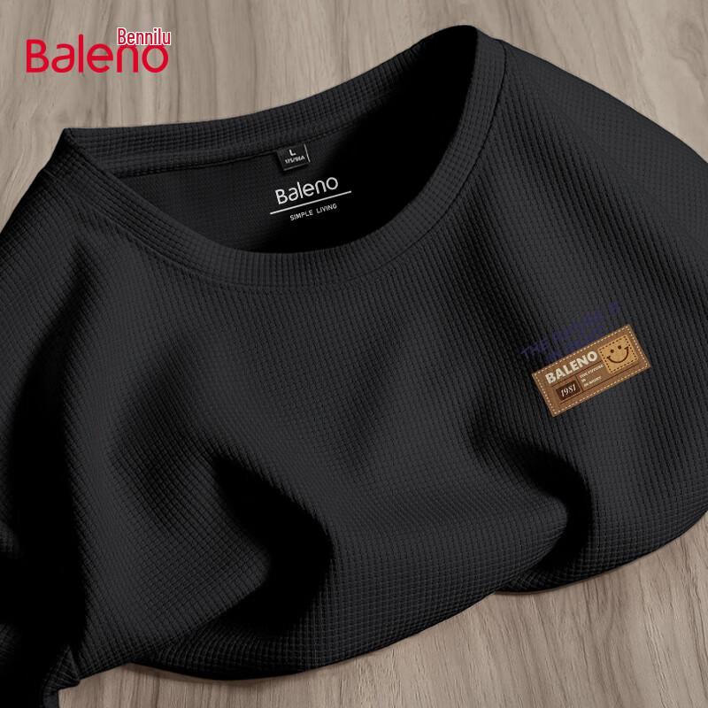 Baleno Men's Waffle Knit Short Sleeve T-Shirt