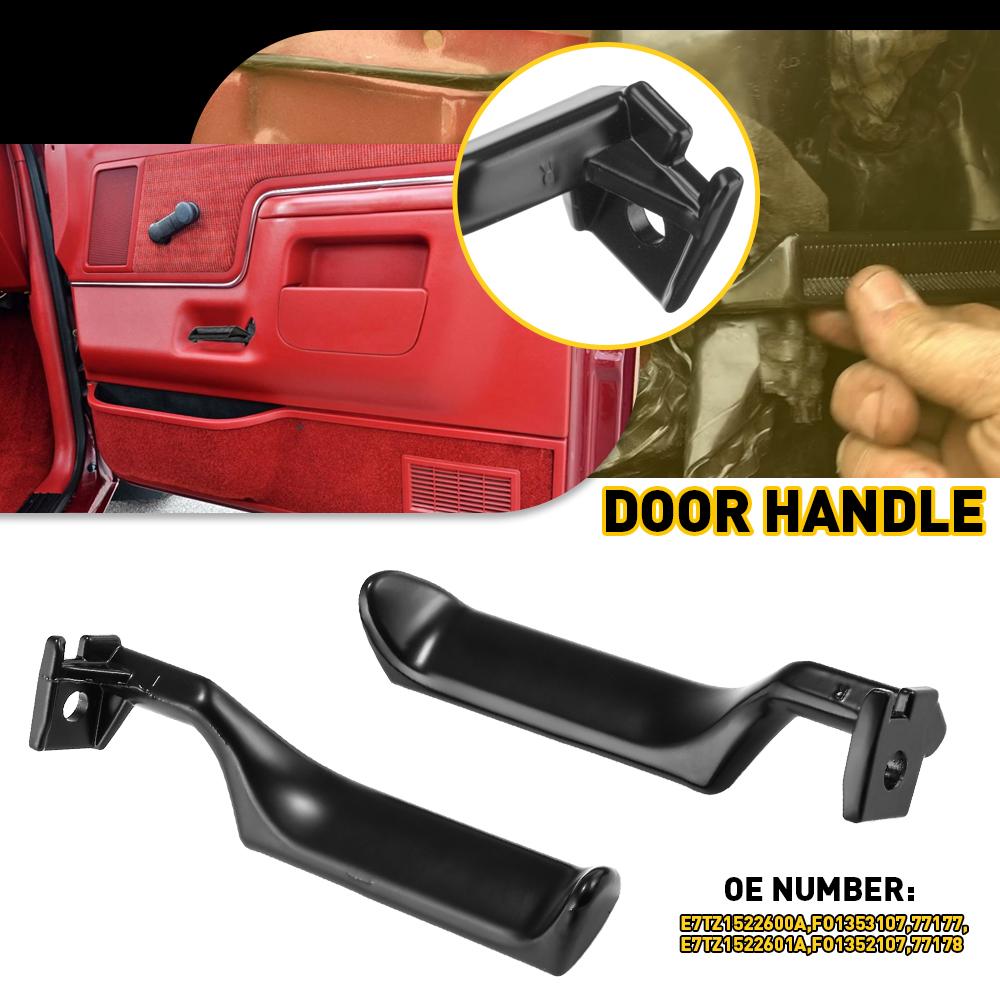 Car Interior Door Handle Front Rear Left Right Door Panel Pull Handle For Ford Bronco F150 F250 F350 F53 F59 F800 Truck1987-1998