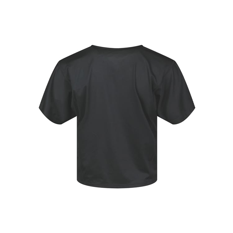 Nike T Shirts Women's Black Crew Neck Moderate Straight Fit CU3033-010