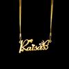Atoztide Personalized Custom Name Necklaces Pendant for Women Stainless Steel Heart Beads Chain Mother Kids Birthda Jewelry Gift