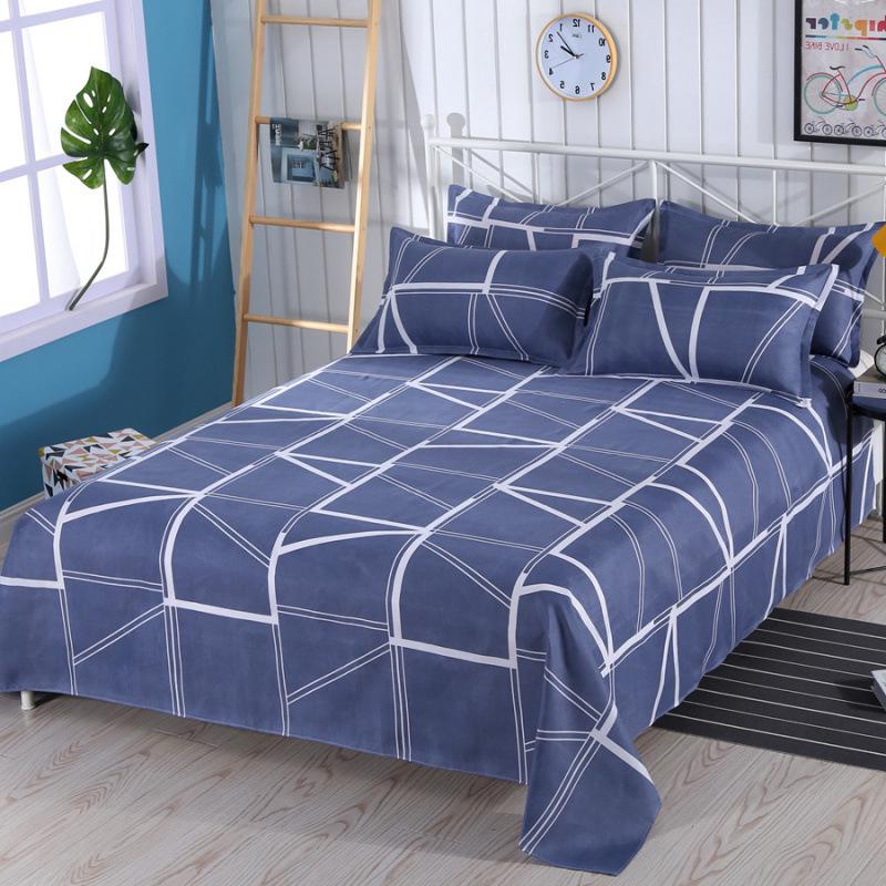 Skin-Friendly Brushed Thick Bed Sheet - Single Piece for Double/Single Bed, Kang Sheet, Dorm Use, All-Season, Various Sizes