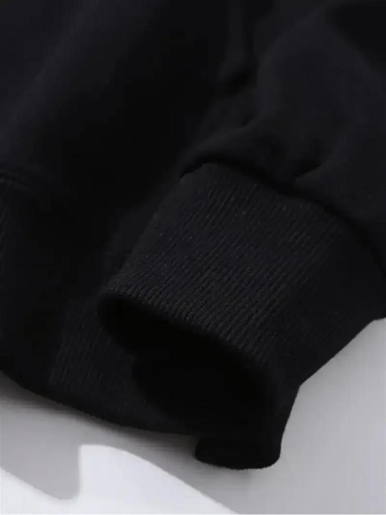 Men's Hooded Sweatshirt - Thick Warm Winter Pullover with Edgy "I'M BROKEN" Text & Broken Heart Graphic Print