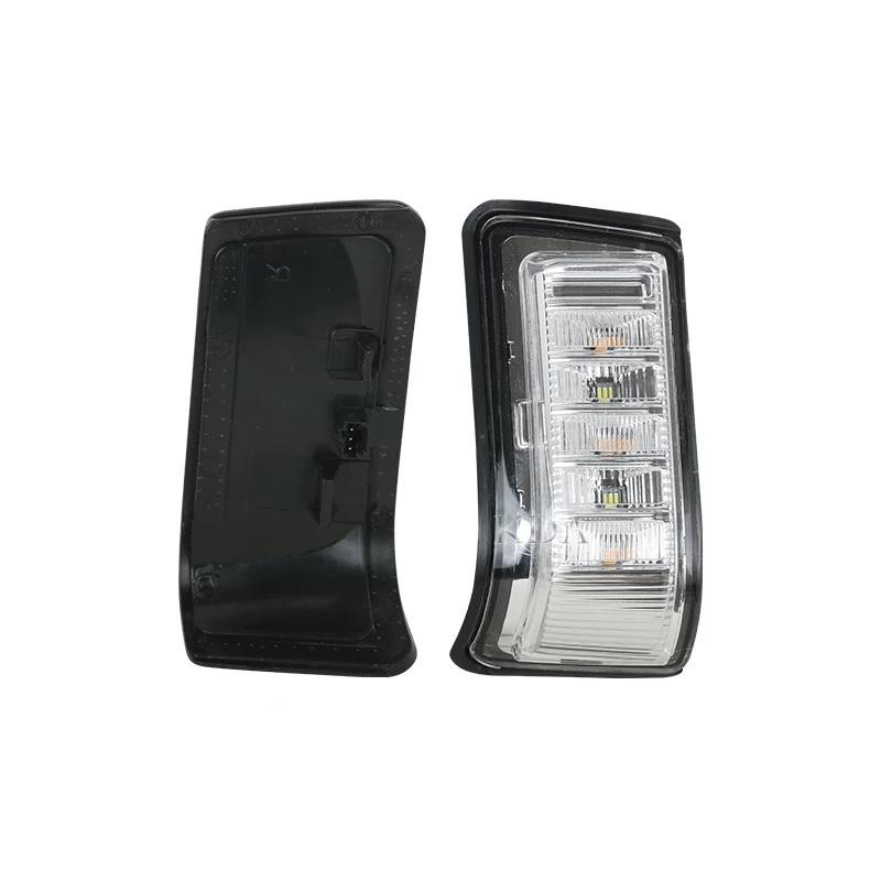 Rear Heated Blind Spot Warning Mirror Glass Cover Frame Turn Signal Light Model for Ford F150 F-150 2024 2025