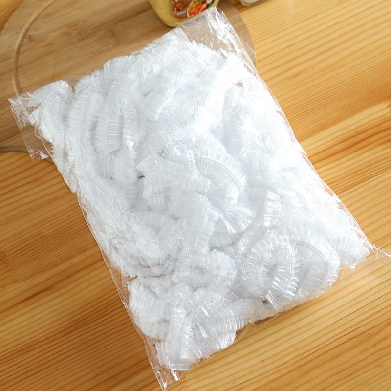 100pcs Elastic Food Bowl Protective Cover Reusable Stretchable Food Cover Suitable Different Sizes Bowls Plates Kitchen Supplies