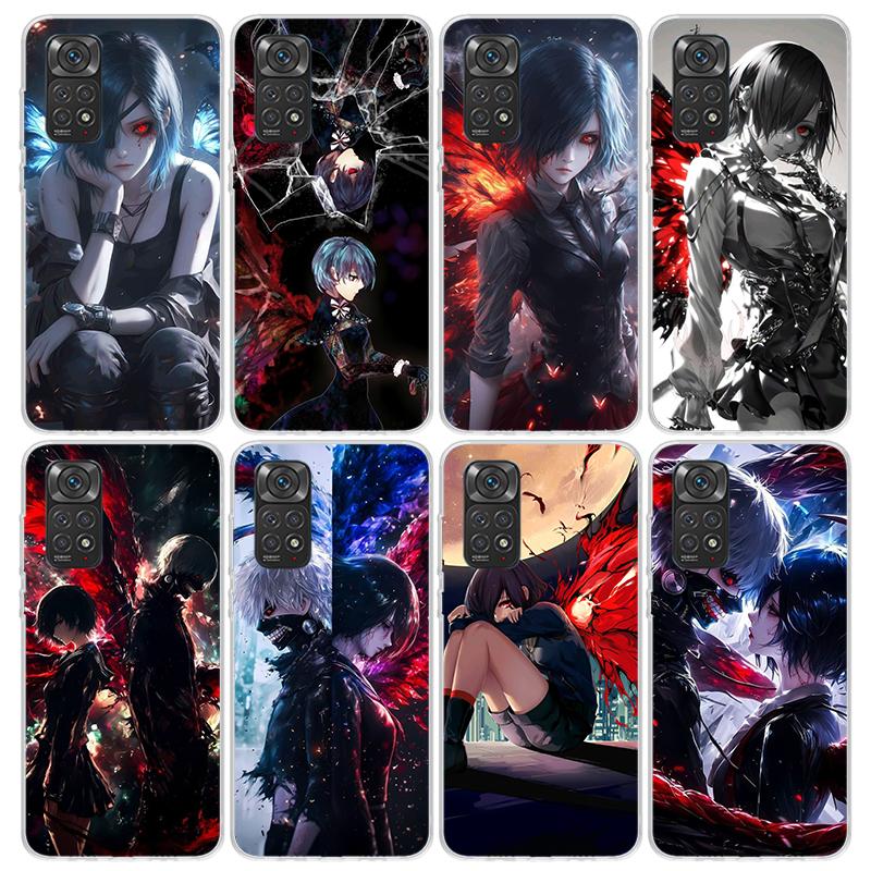 G-Ghoul Tokyo Touka Kirishima Phone Case For Xiaomi Redmi Note 10 11 12 13 14 15 Pro Plus 11S 12S 14S 11T 11E 10S Soft TPU Back