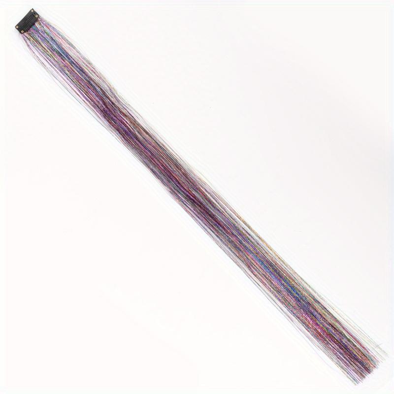 Aosiwig Long 24Inch Clip In Hair Extensions Colorful Natural Hair One Piece Fake False Hairpiece Accessories for Girls Women