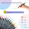 Dual-Tip Stackable Acrylic Markers - Quick-Drying Christmas Greeting Card Pens
