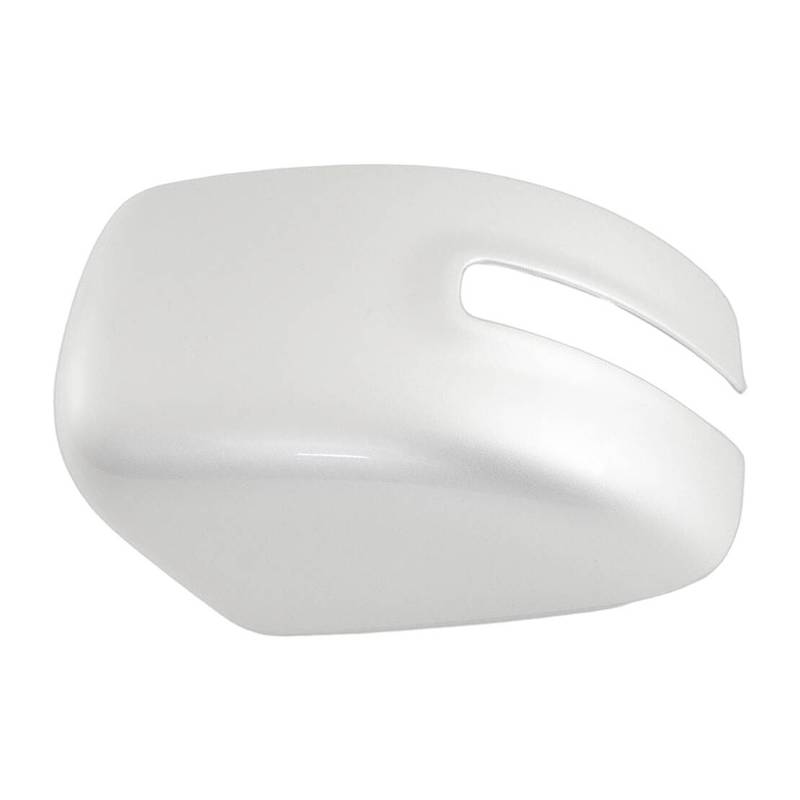 Front Right Side Door Wing Rearview Mirror Cap Cover With Turn Signal Light Hole Fit for Jeep Renegade BU 2015- White ABS