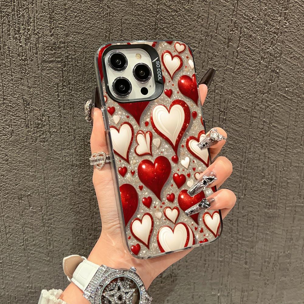 Simple and Caring Design Phone Case Suitable for iPhone 16, 17, 15, 14, 13, 12, 11 Pro/Max/Plus Anti Drop and Shockproof