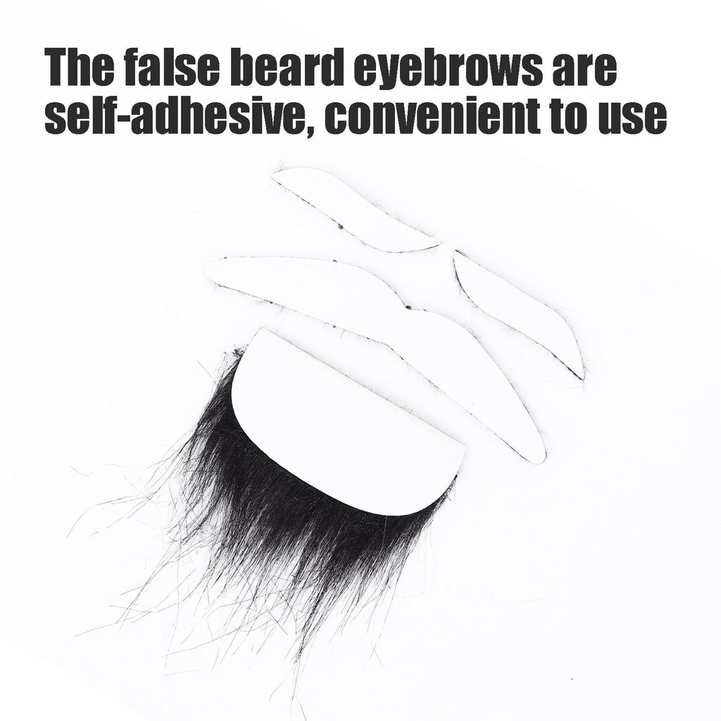 Halloween Beard Mustache Eyebrow Costume Party Decoration Beard Facial Hair Mustache Prop