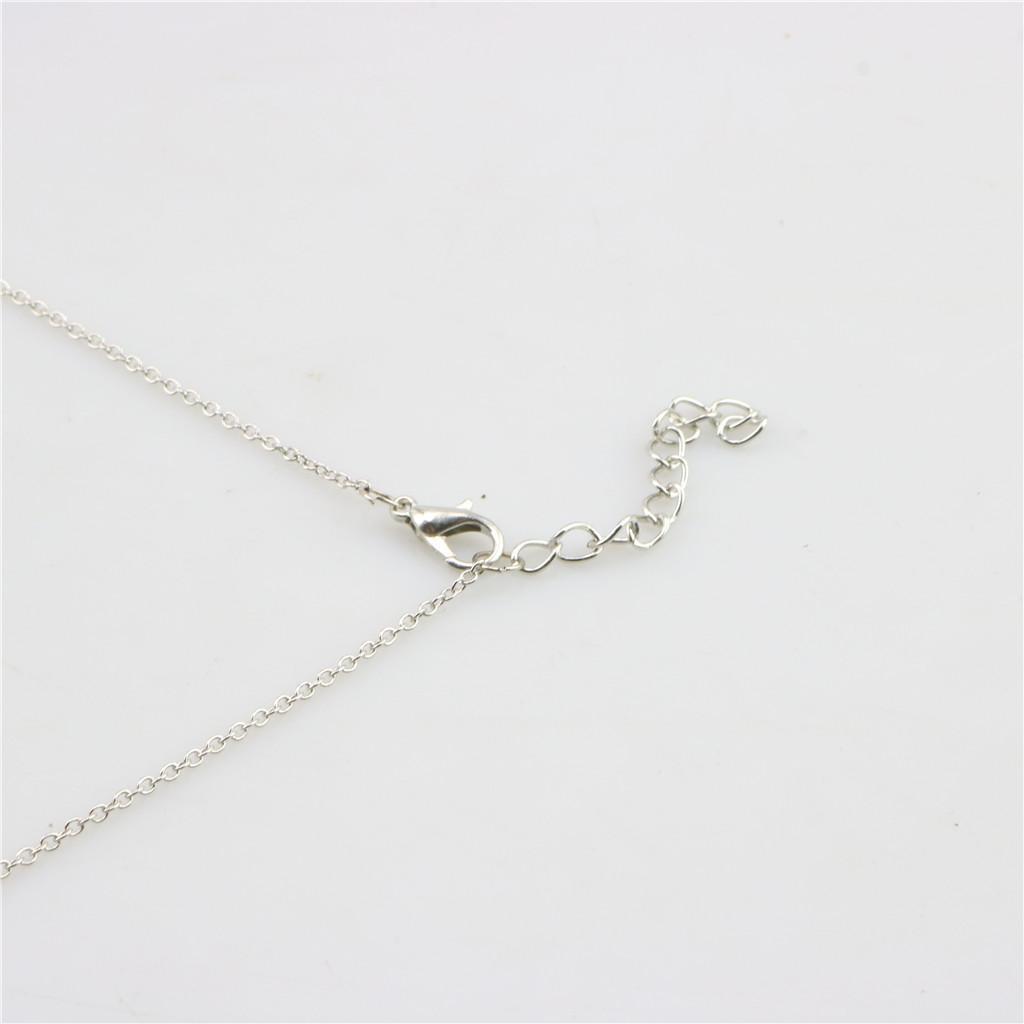 Elegant Small Smooth Heart Pendant Necklace Stylish Fashion Jewelry for Women Steel Stainless