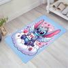 1pc Stitch Pattern Area Rug Soft Flannel Floor Mat for Living Room,Office,Bedroom and Carpet,Sofa Coffee Table Floor Mat