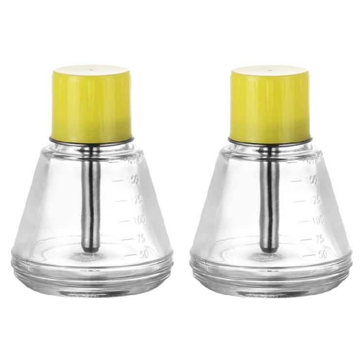 

2pcs Glass Manicure Bottles with Easy Press Nozzle and Visible Liquid Level Pump Dispenser for Nail Art Enthusiasts 1