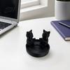 3D Printed Cat Ornament Candle Holder, Matte Sanding Aesthetic Desktop Decor, Integrated Showcase Display Smooth Curved Sculpture, Home Decoration for