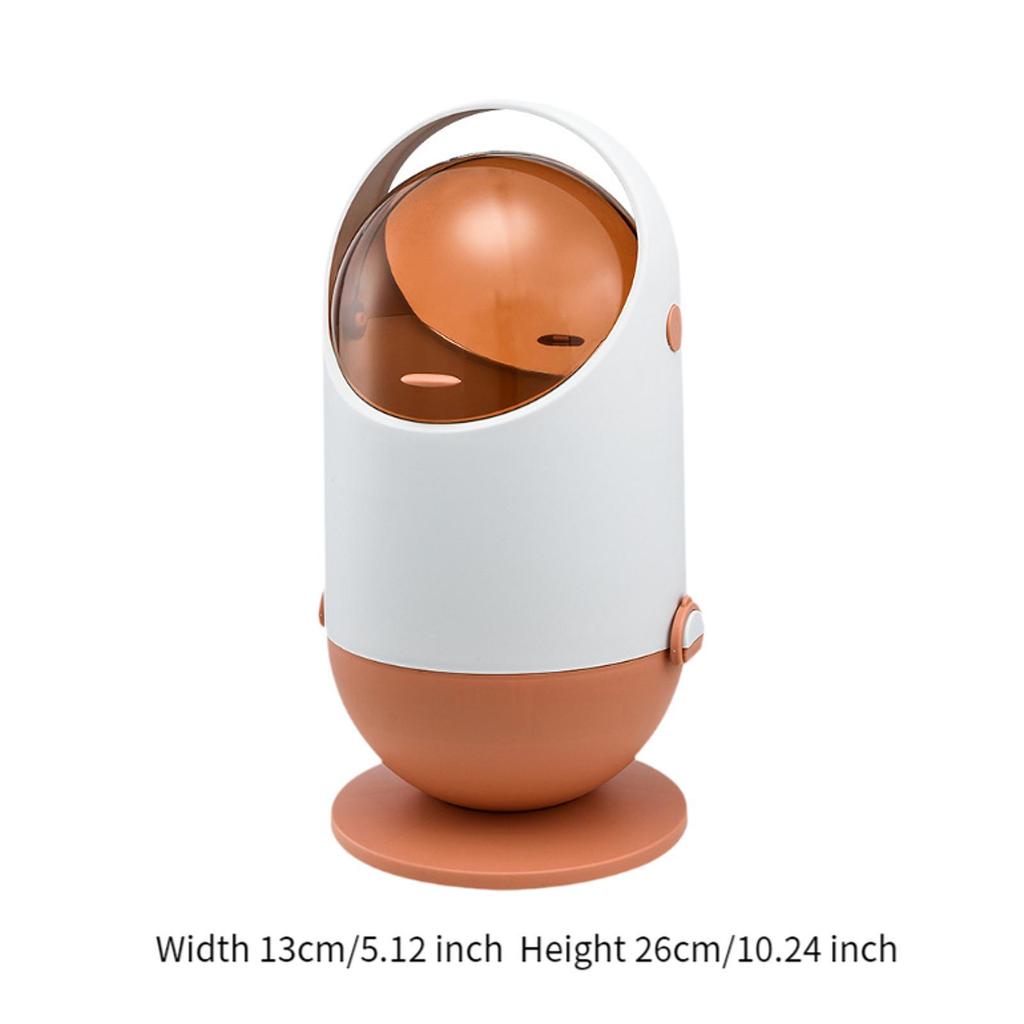 Mini Desktop Trash Can Garbage Container Garbage Bin for Dorm Kitchen Office