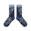 Winter and Autumn Leopard Print Fashion Short Socks for Ladies - Outdoor Anti-Slip and Anti-Odor Colorful Leggings - Mid-Calf Socks