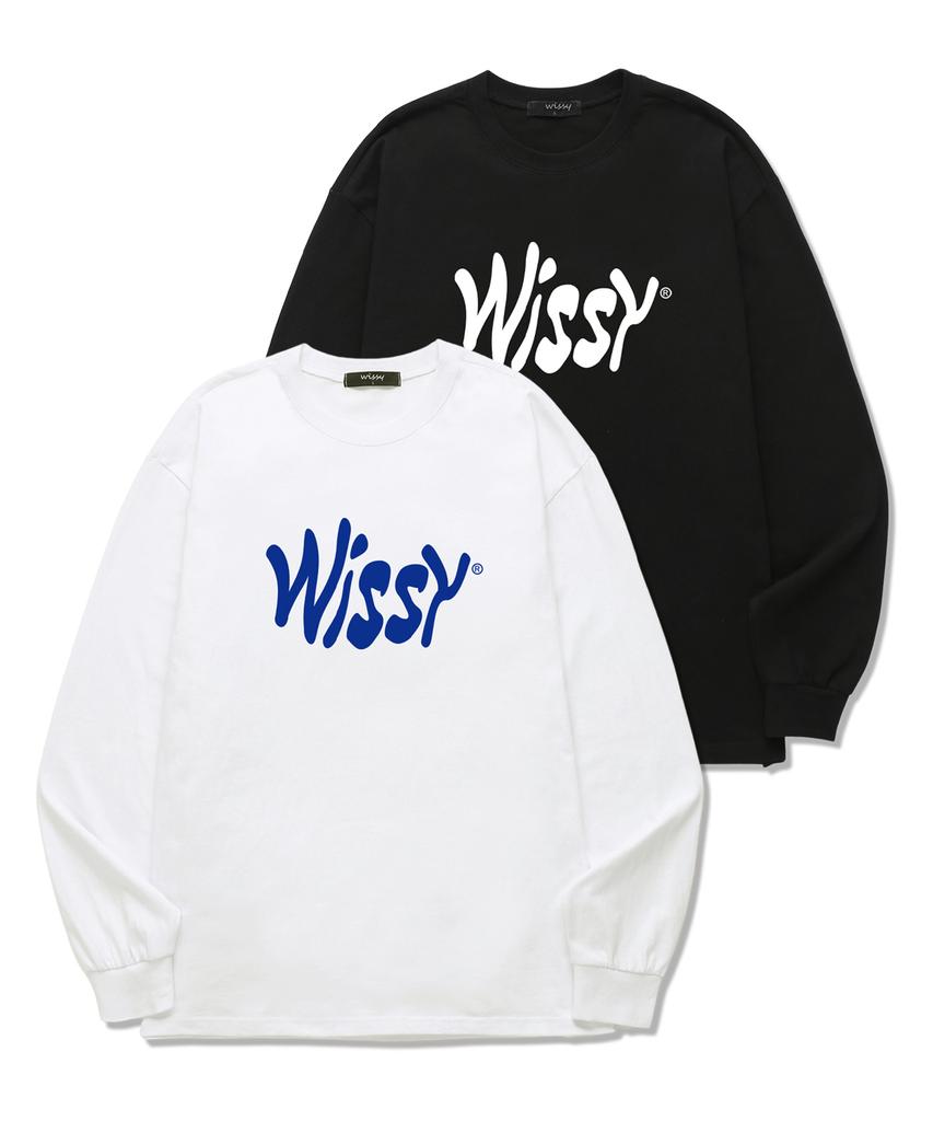Wissi Curve Logo Long Sleeve T-Shirt (Wls027) White