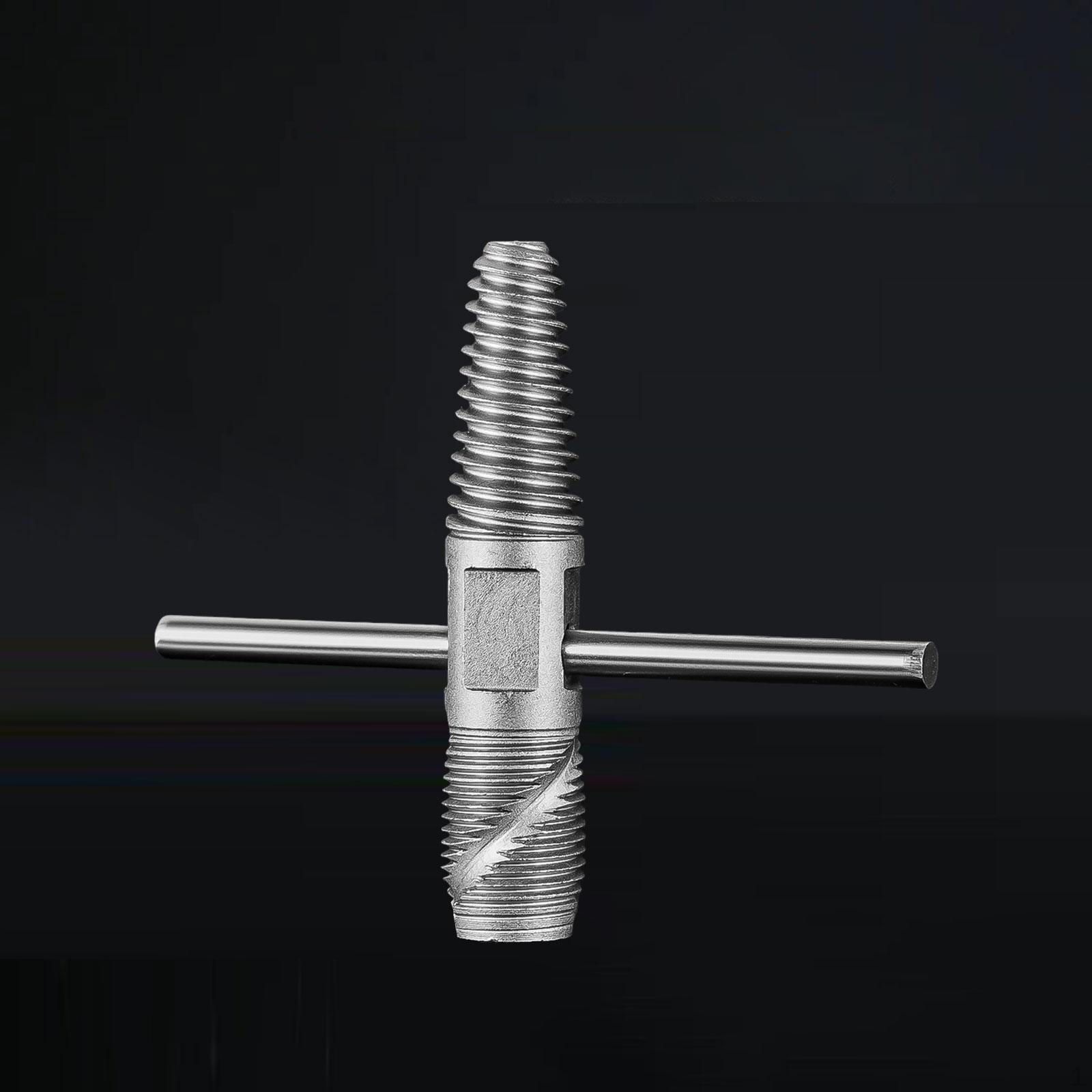 

Экстрактор для винтов, инструмент для извлечения сломанных болтов, универсальный, инструмент для извлечения водопроводных труб, двойная головка для 1/2 Total Length 97 mm