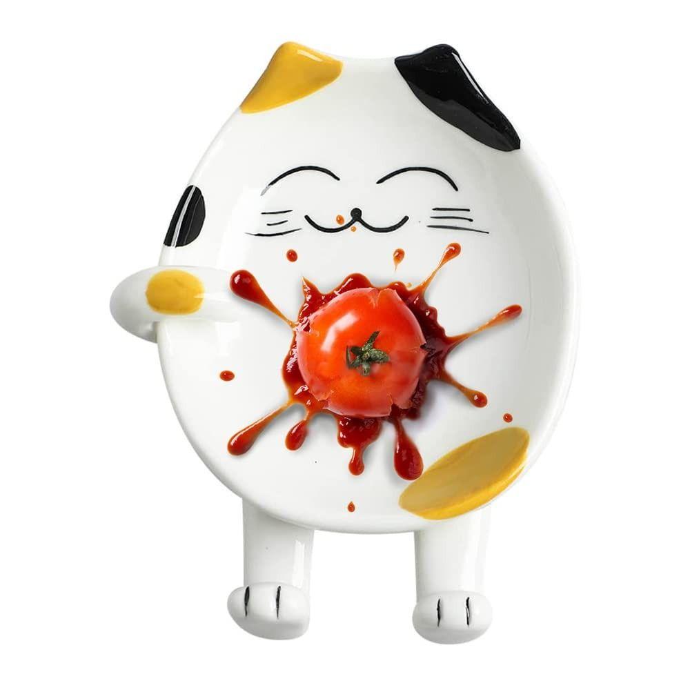 Ceramic Spatula Holder Ladle Holders for Stove Top/Countertop/Restaurant Kitchen Accessories