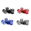 DSYCAR 4Pcs/Set Bear's Paw Tire Stem Valve Caps Aluminum Car Dustproof Caps Tire Wheel Stem Air Valve Caps New