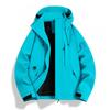 3-in-1 Waterproof Windproof Hiking Jacket With Removable Fleece Liner Men Women Outdoor Trekking Camping