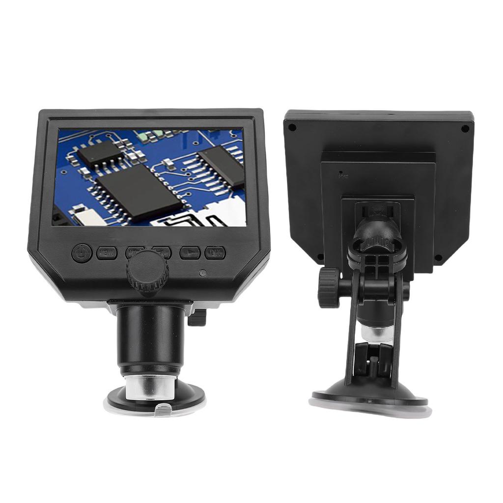 Digital Microscope 600x Magnification 4.3 Inch 1080P HD Screen AF Auto Focusing Soldering Microscope Magnifier