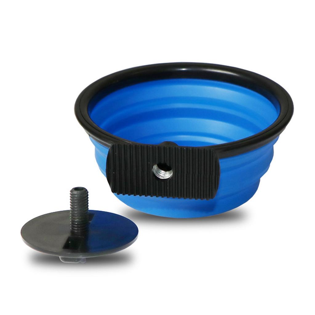 Foldable Silicone Dog Bowl Outdoor Travel Portable Collapsible Puppy Feeding Dishes Water Bowl