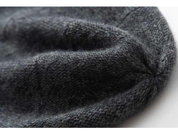 Women's Cashmere Knit Beanie: Solid Color, Versatile Skullcap, Ear Protection, Warm Beggar Wool Hat for Cold Weather.