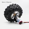 GA25-370 DC Geared Motor 12v Encoder Small Motor Car Tire Set Fixed Bracket Coupling