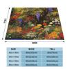 Gustav Klimt Flower Garden Personalized Home Decor An Ultra-Soft Micro Fleece Blanket