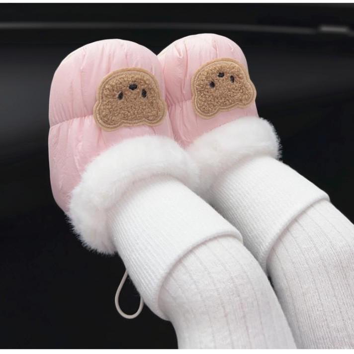 Unisex Baby Toddler Warm Velvet Socks Shoes - Cute Casual for Newborns (0-12 Months)