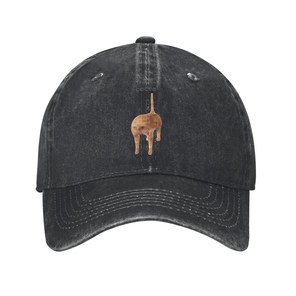 Gadse Cat Meme Funny Retro Design  Sun Baseball Cap  Casual Unisex-Teens Washed Hip Hop Hats Wholesale Gym Snapback Cap Gift