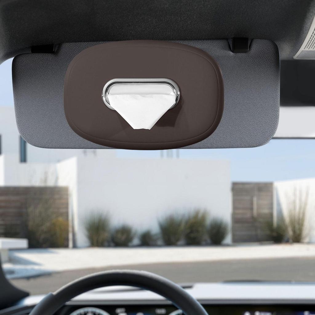 Auto-Taschentuchhalter Organizer Tägliche Nutzung Rücksitz Einfach zu bedienen Quadratisch Praktisch Silikon-Taschentuchbox-Abdeckung für Outdoor-Reisen