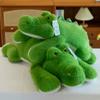 Soft Crocodile Doll Girls Sleep on Bed with Doll Crocodile Clip Leg Pillow Cloth Doll Long Pillow