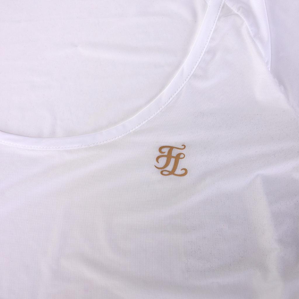 FAIRLIAR GOLF Frill Sleeve Cooling Inner T-Shirt (White)