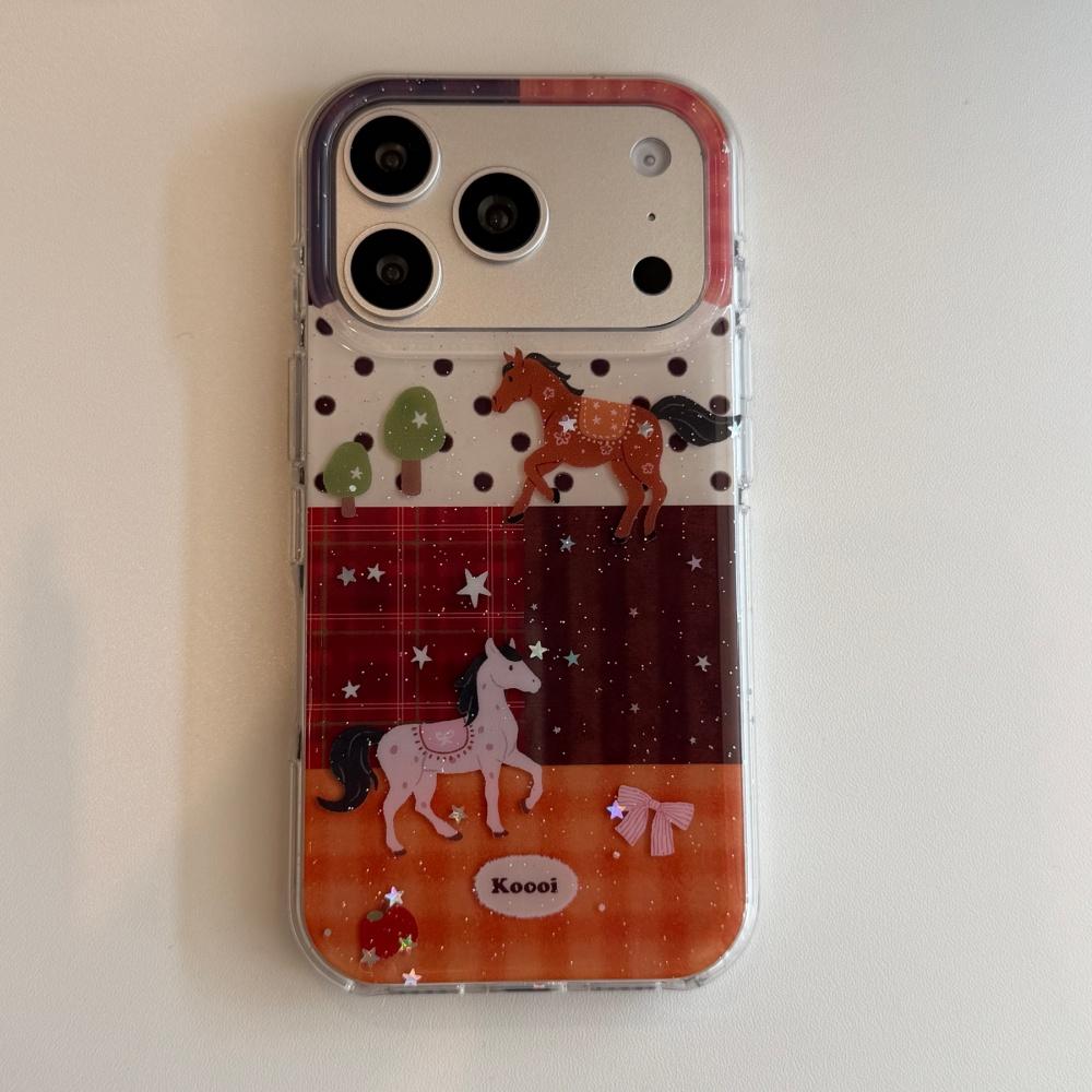 Новый чехол с принтом в клетку и точками для мобильного телефона Apple 17promax iPhone16Pro, полностью закрывающий края, противоударный 15/14 iPhone 14