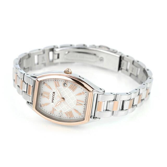 CITIZEN Wicca Analog Solar-Powered Radio-Controlled Watch, Women's Watch, Radio-Controlled Solar, KS4-031-11