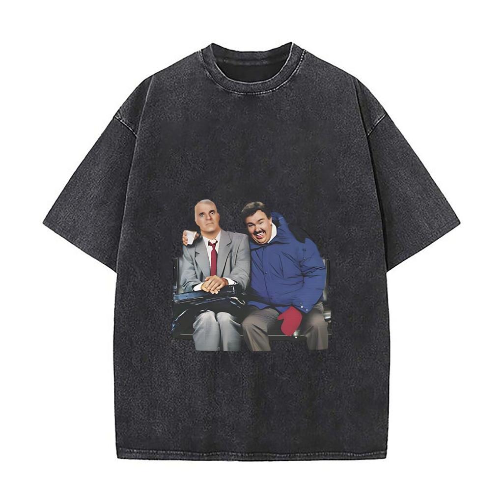 Comedy film Planes Trains And Automobiles Washed Vintage TShirts Street Hip Hop Retro Punk T Shirt