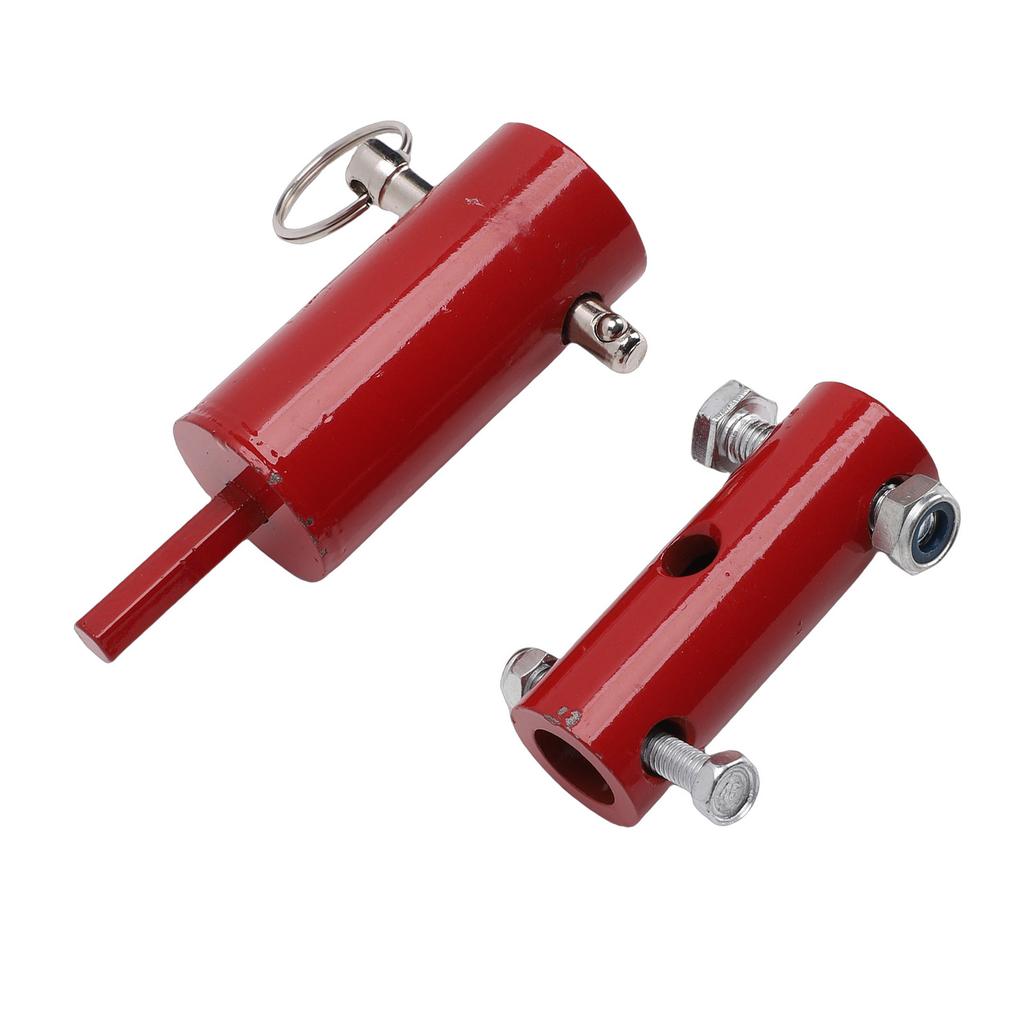Jack Drill Adapter Tool Fit 1 Inch Handle Stud Heavy Duty Steel Jack Rod Attachment for Dump Flatbed Livestock Trailers