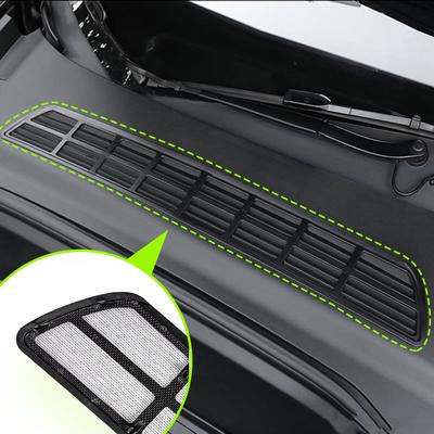 Red de filtro de residuos para la entrada de aire del coche, a prueba de insectos, cubierta protectora para Tesla Model 3 Model Y 2024