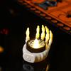 Halloween Ghost Hand Creative Palm Candle Light Ornament Tabletop Decoration Room Escape Props Party Ambient Light