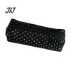 Pochette Accessoire de Bureau Élégante, Trousse à Crayons Pois, Pochette Organisateur Papeterie en Tissu, Sac Esthétique Maquillage Mignon Fermeture Éclair Stylo pour l'École