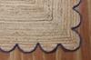 Jute Rug Oval Carpet Rectangle 100% Natural Fiber Area Living Rug Handmade Area Rug