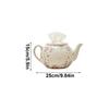 Tissue Box Cover Floral Teapot Shape Napkin Storage Case Decorative Tissue Box Covers For Home Bathroom Kitchen Office Bedroom